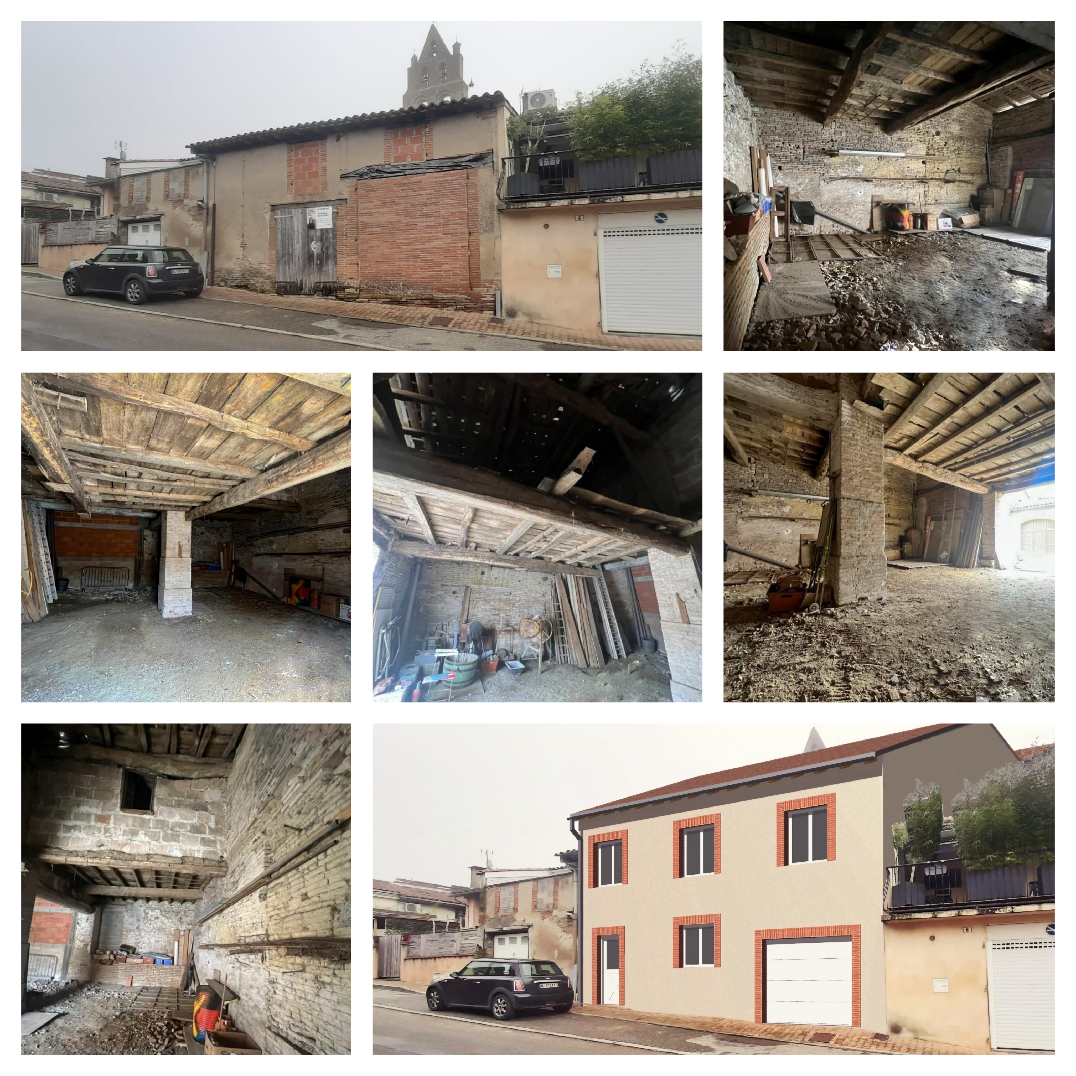 Exemple de réalisation de bâtiment ancien